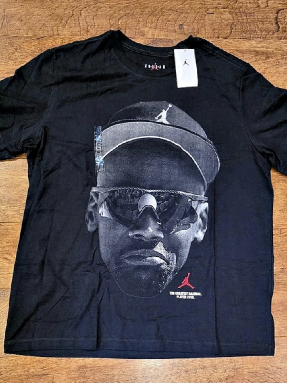 Jordan Diamond 45 Tee Graphic T-Shirt Black & Red XXL